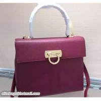 Unique Discount Ferragamo Katia Satchel Top Handle Bag F75181 Red