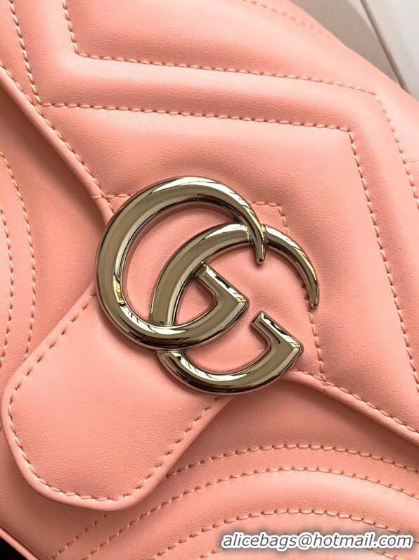 Low Price Gucci GG Marmont mini top handle bag 547260 pink
