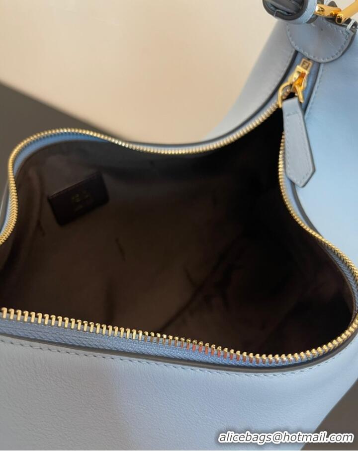 Super Quality Fendi graphy Small Light blue leather bag 8BR798A