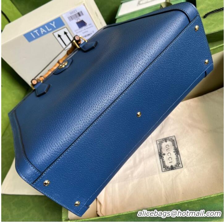 Shop Promotional Gucci Diana medium tote bag 678842 Royal blue