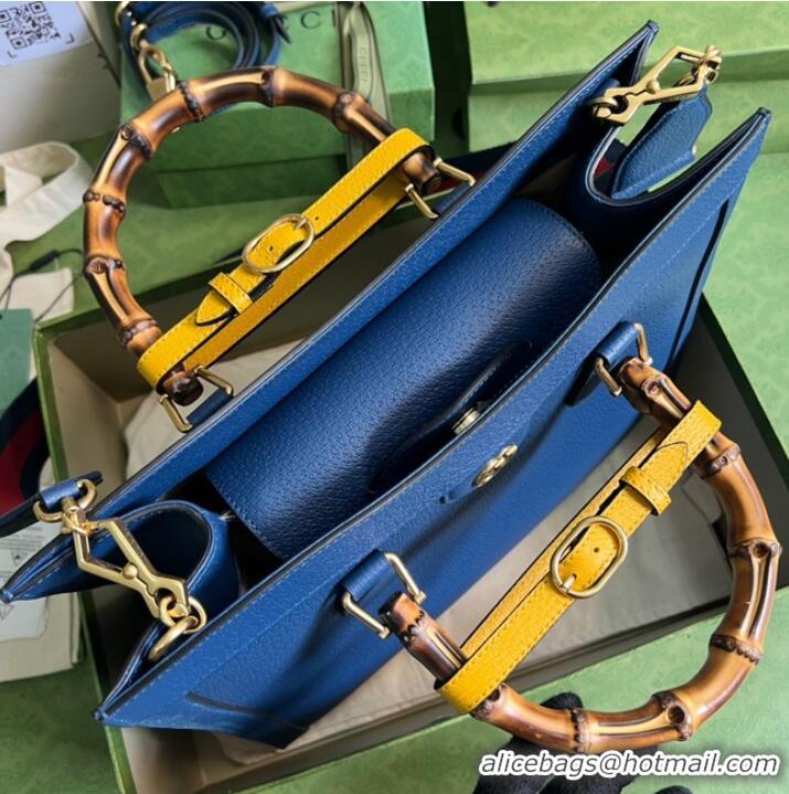 Shop Promotional Gucci Diana medium tote bag 678842 Royal blue