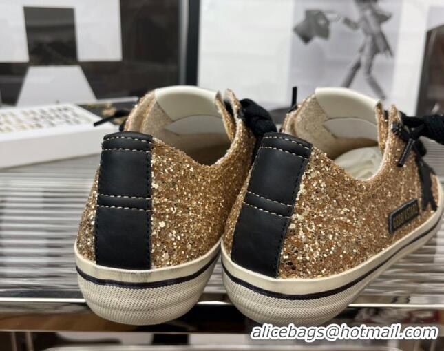Most Popular Golden Goose V-Star 2 Sequins Sneaker Gold 080982