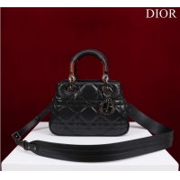 Reasonable Price LADY DIOR TOP HANDLE SMALL BAG Latte Cannage Lambskin C0963 BACK