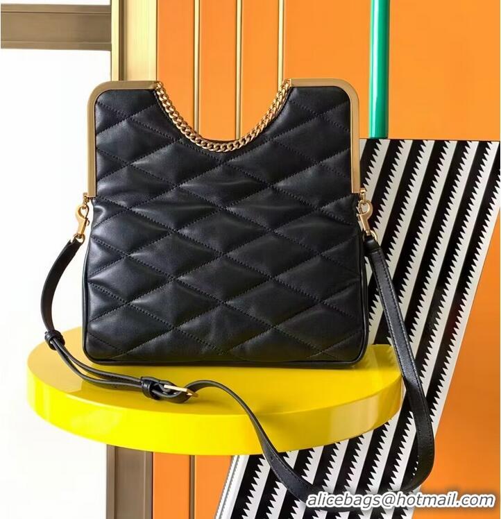 Grade Quality SAINT LAURENT LEATHER BAG Y668720 BLACK
