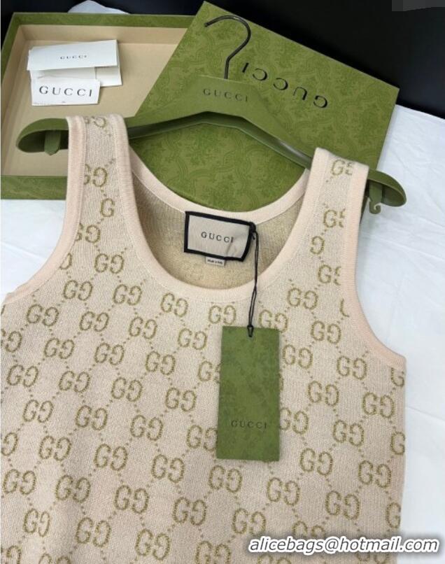 ​Buy Discount Gucci GG Short Vest 0324 Beige 2025