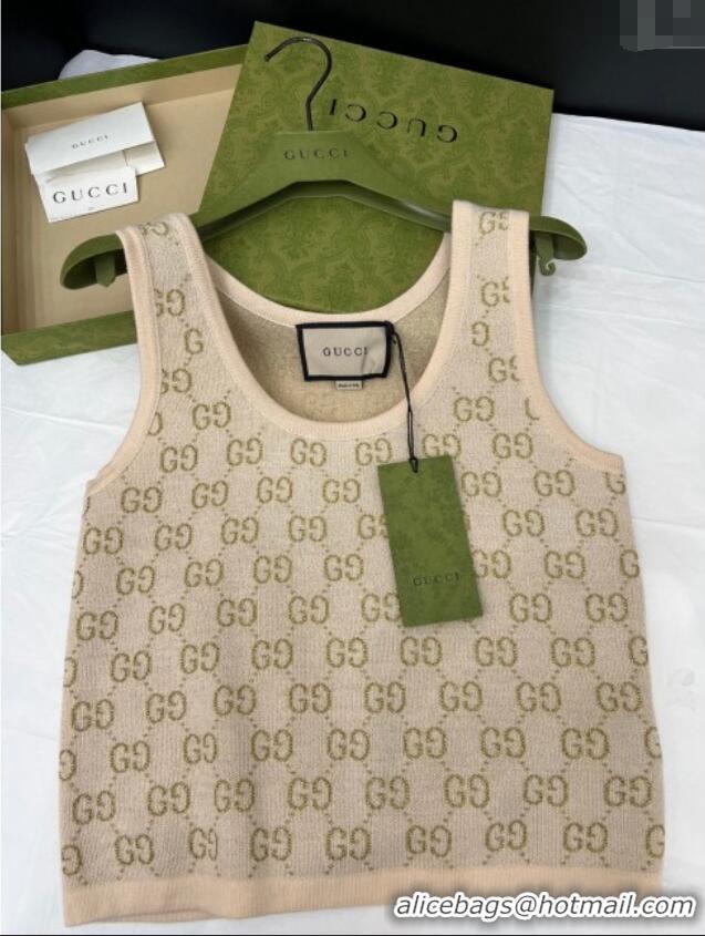 ​Buy Discount Gucci GG Short Vest 0324 Beige 2025