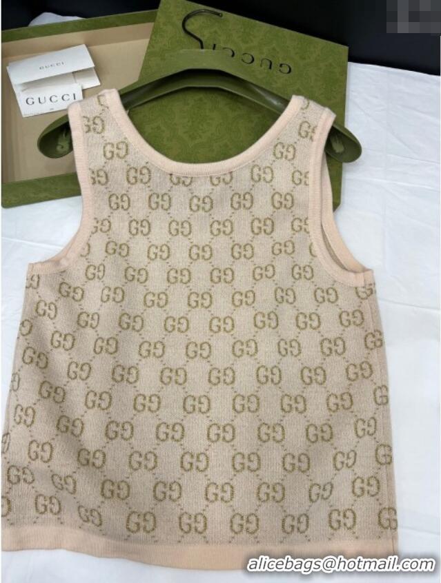 ​Buy Discount Gucci GG Short Vest 0324 Beige 2025