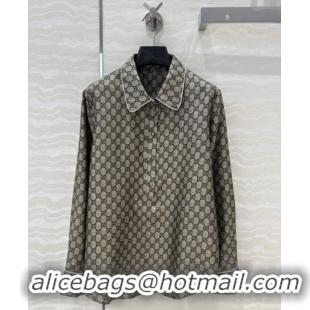 New Fashion Gucci GG Silk Shirt 032501 2025