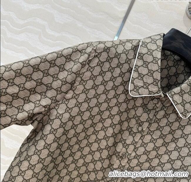 New Fashion Gucci GG Silk Shirt 032501 2025