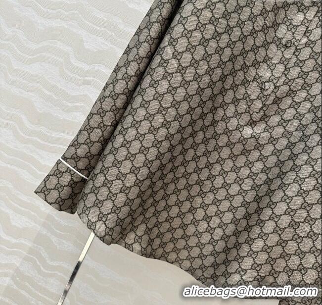 New Fashion Gucci GG Silk Shirt 032501 2025