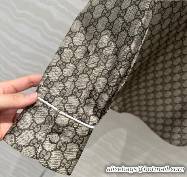 New Fashion Gucci GG Silk Shirt 032501 2025
