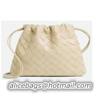 Super Quality Bottega Veneta Small Dustbag in Intrecciato Leather 816987 Sea Salt 2025