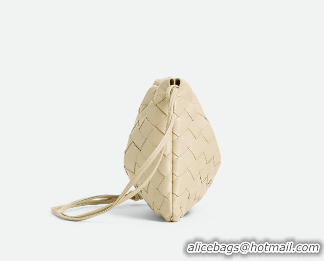Super Quality Bottega Veneta Small Dustbag in Intrecciato Leather 816987 Sea Salt 2025