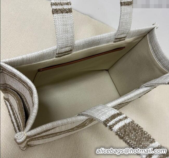 Super Quality Celine Large Cabas Thais Tote Bag in Khaki Green Textile C196762 2024