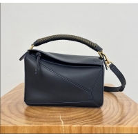 Buy Discount Loewe Small Puzzle Bag in Calfskin 9064 Navy Blue 2025 Top