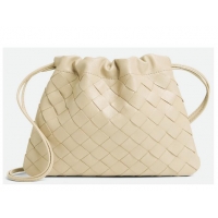 Super Quality Bottega Veneta Small Dustbag in Intrecciato Leather 816987 Sea Salt 2025