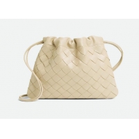 Super Quality Bottega Veneta Small Dustbag in Intrecciato Leather 816987 Sea Salt 2025