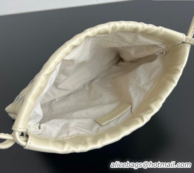 Super Quality Bottega Veneta Small Dustbag in Intrecciato Leather 816987 Sea Salt 2025