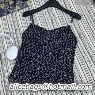 ​Pretty Style Chanel CC Vest CH042815 Blue 2025