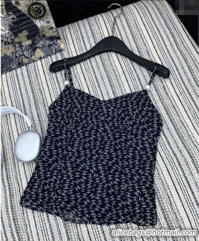 ​Pretty Style Chanel CC Vest CH042815 Blue 2025