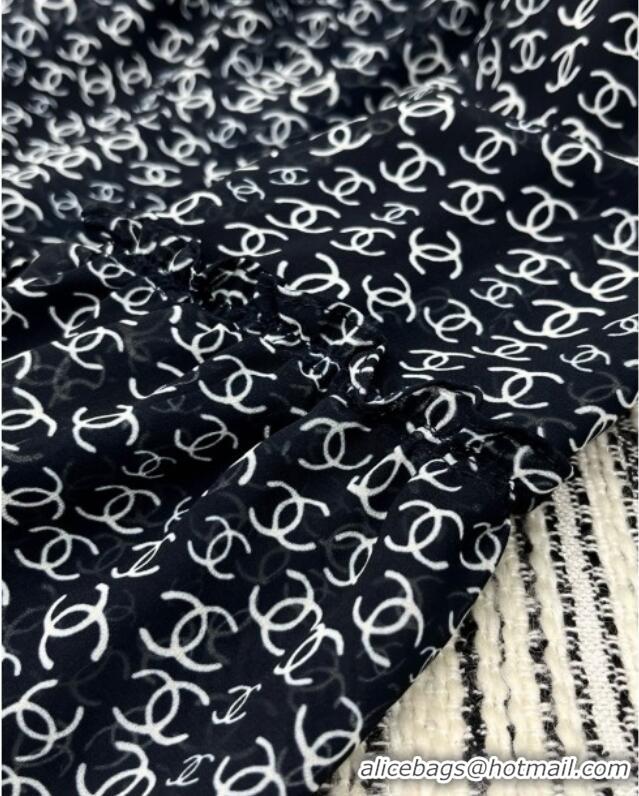 Best Price Chanel CC Dress CH042816 Blue 2025
