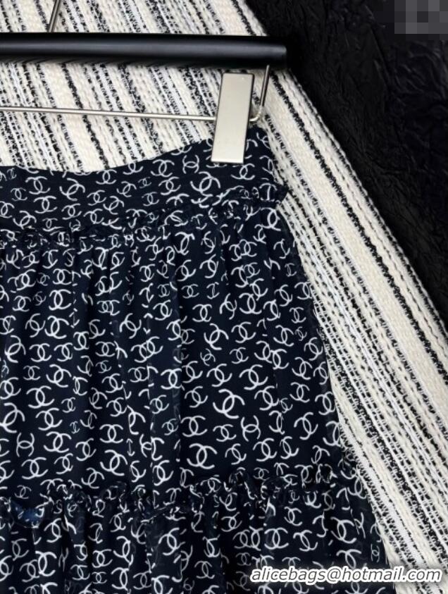 Best Price Chanel CC Dress CH042816 Blue 2025