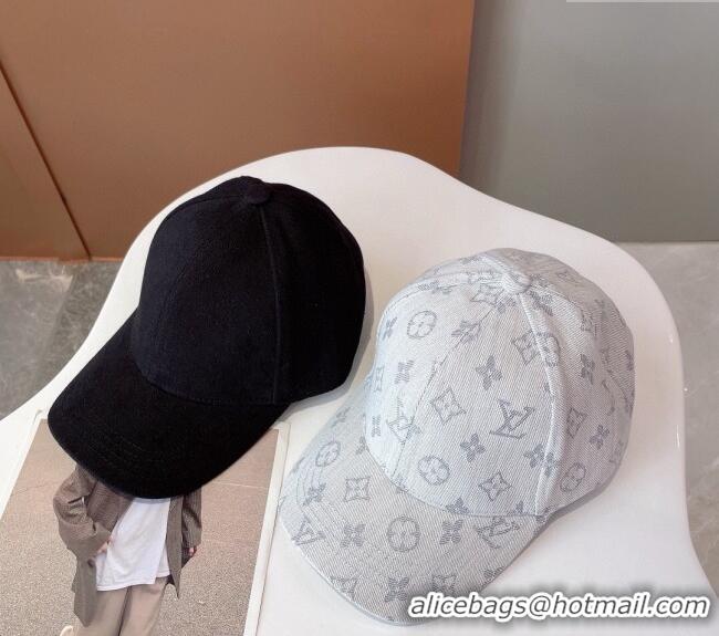 Buy Grade Louis Vuitton Monogram Denim Baseball Hat 0112 White 2024