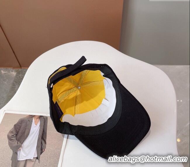 Discount Louis Vuitton Monogram Denim Baseball Hat L0112 Black 2024