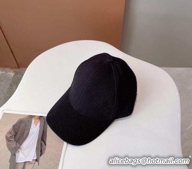Discount Louis Vuitton Monogram Denim Baseball Hat L0112 Black 2024