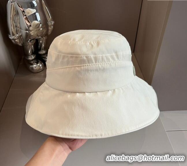 Well Crafted Louis Vuitton Fabric Bucket Hat 0301 White 2024