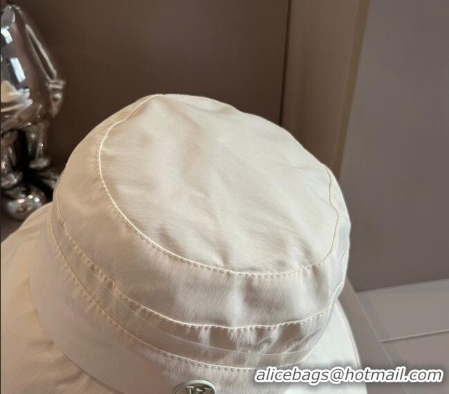 Well Crafted Louis Vuitton Fabric Bucket Hat 0301 White 2024
