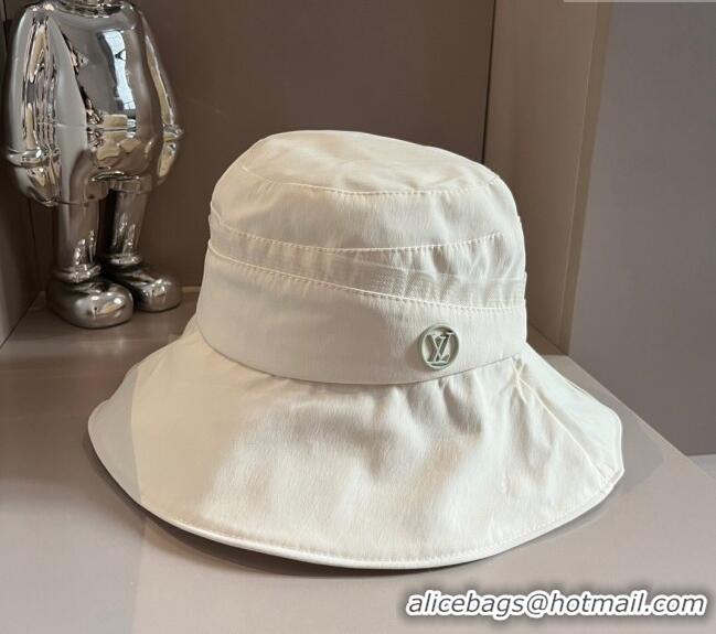 Well Crafted Louis Vuitton Fabric Bucket Hat 0301 White 2024
