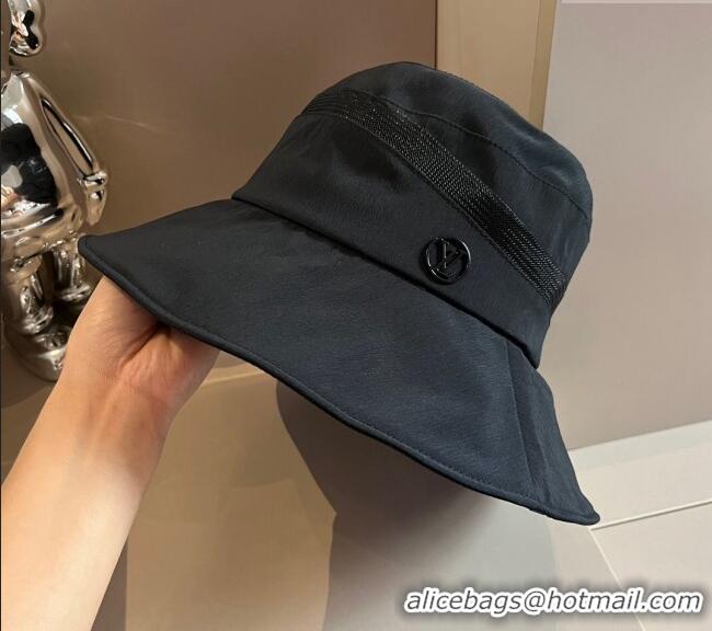 Discount Fashion Louis Vuitton Fabric Bucket Hat L0301 Black 2024