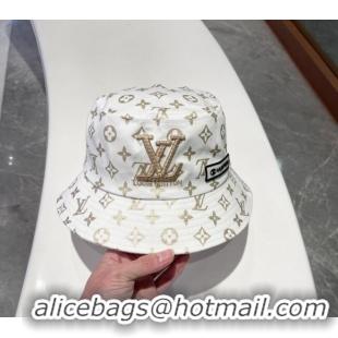 Top Quality Louis Vuitton Bucket Hat 040301 White 2024