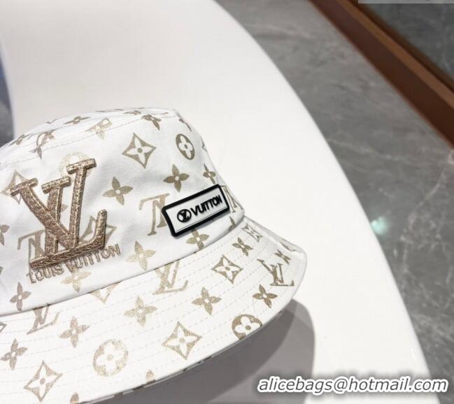 Top Quality Louis Vuitton Bucket Hat 040301 White 2024