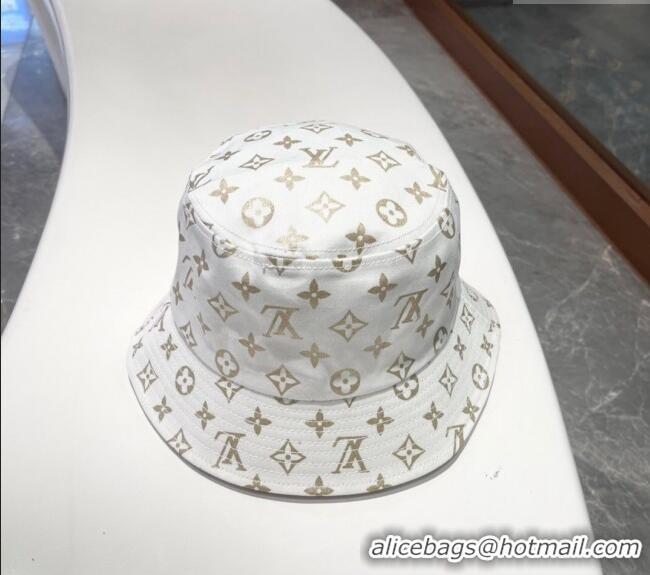 Top Quality Louis Vuitton Bucket Hat 040301 White 2024