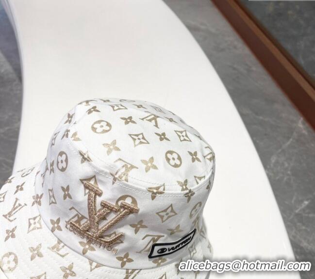 Top Quality Louis Vuitton Bucket Hat 040301 White 2024