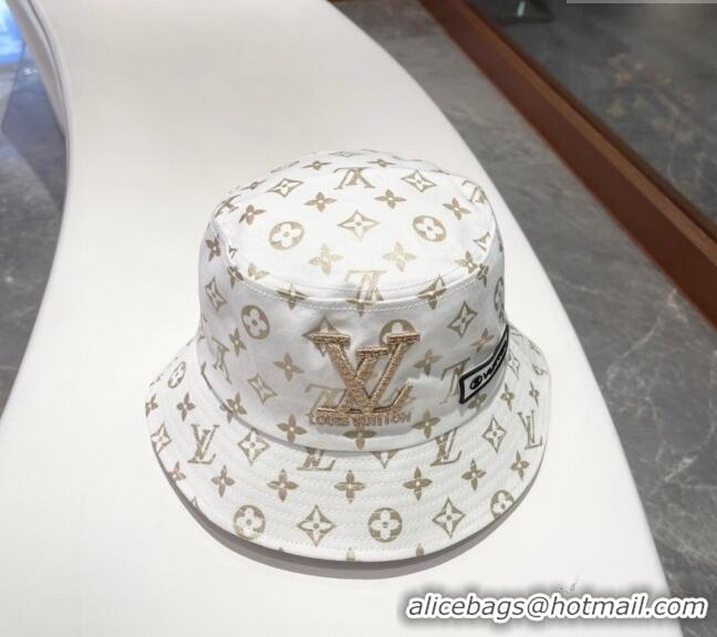 Top Quality Louis Vuitton Bucket Hat 040301 White 2024