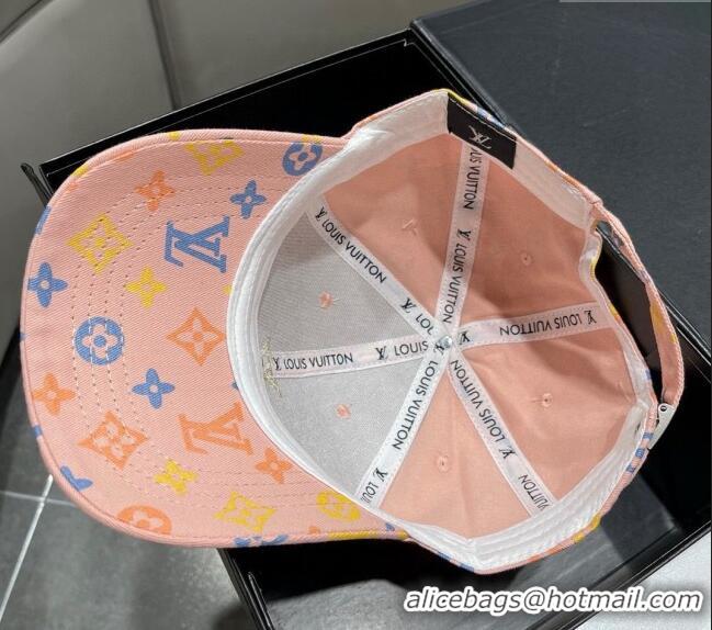 Most Popular Louis Vuitton Monogram Baseball Hat 040301 Pink 2024