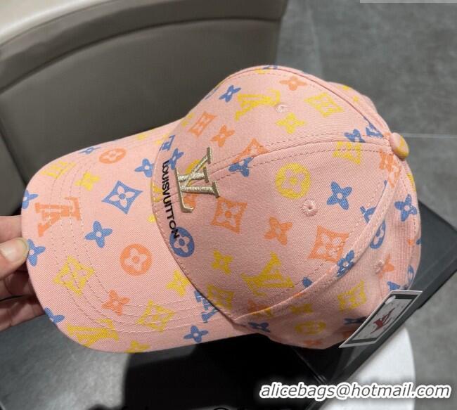 Most Popular Louis Vuitton Monogram Baseball Hat 040301 Pink 2024