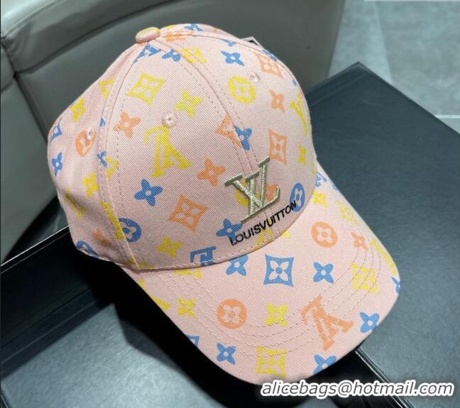 Most Popular Louis Vuitton Monogram Baseball Hat 040301 Pink 2024