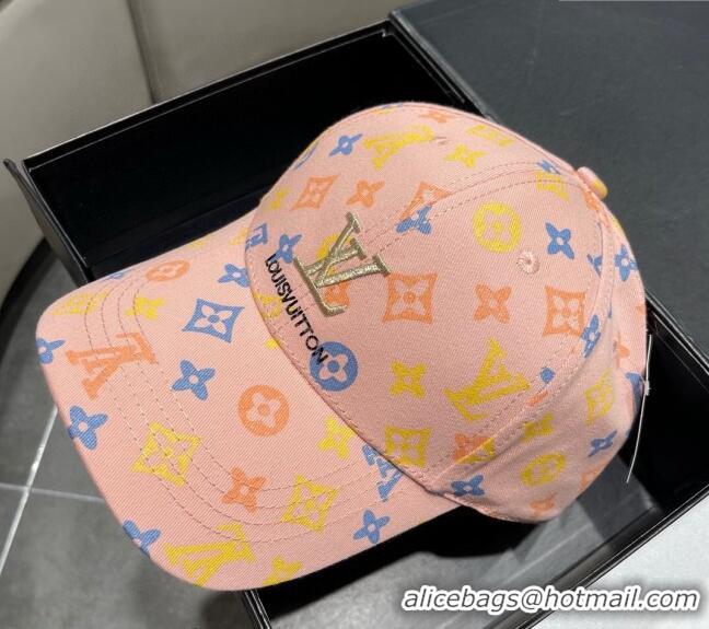 Most Popular Louis Vuitton Monogram Baseball Hat 040301 Pink 2024