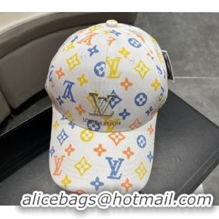 Buy Cheap Louis Vuitton Monogram Baseball Hat 040301 White 2024