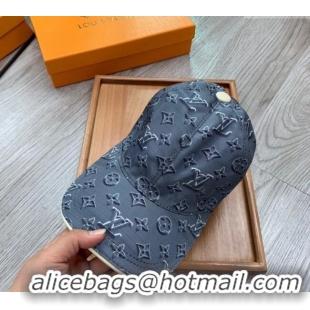 Best Luxury Louis Vuitton Monogram Baseball Hat 040301 Grey 2024