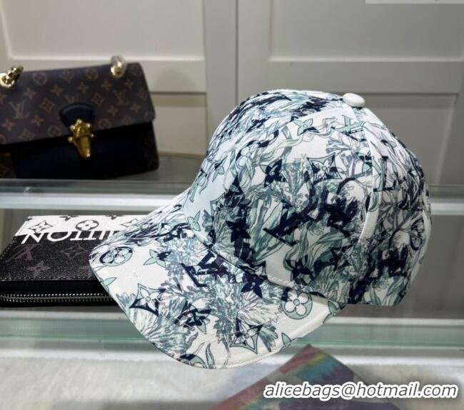 Well Crafted Louis Vuitton Printed Baseball hat 0514 Green 2024