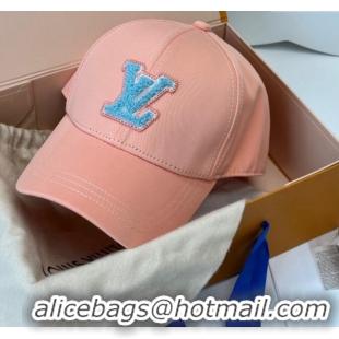 Top Grade Louis Vuitton LV Baseball Hat 071001 Light Pink 2024