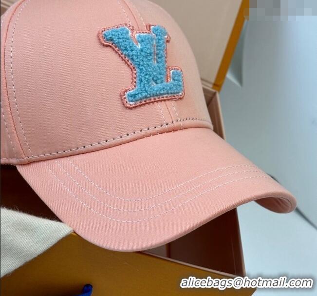 Top Grade Louis Vuitton LV Baseball Hat 071001 Light Pink 2024