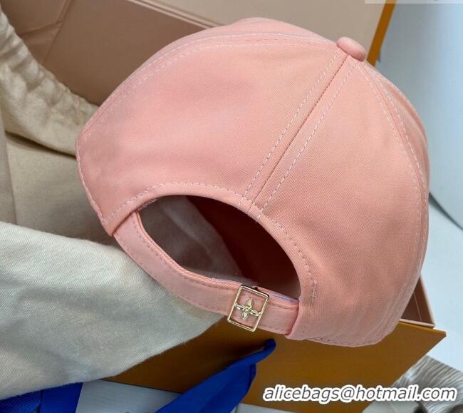 Top Grade Louis Vuitton LV Baseball Hat 071001 Light Pink 2024