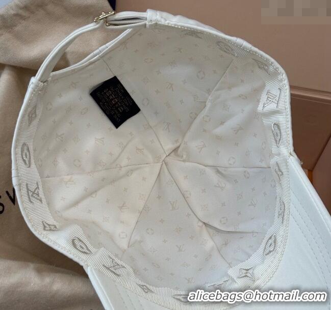 High Quality Louis Vuitton LV Baseball Hat 071001 White 2024