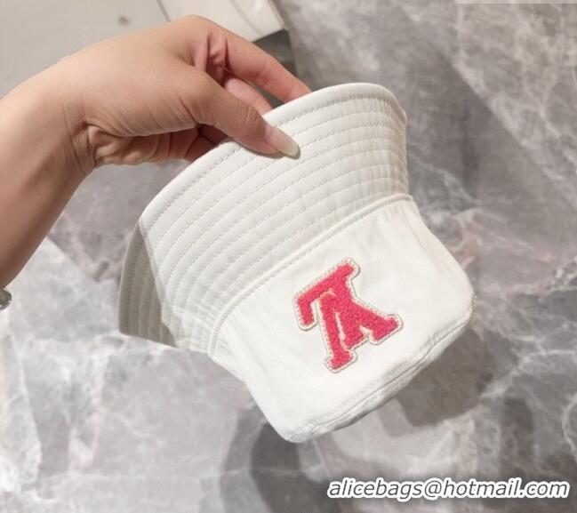 Original Cheap Louis Vuitton LV Bucket Hat 071001 White 2024
